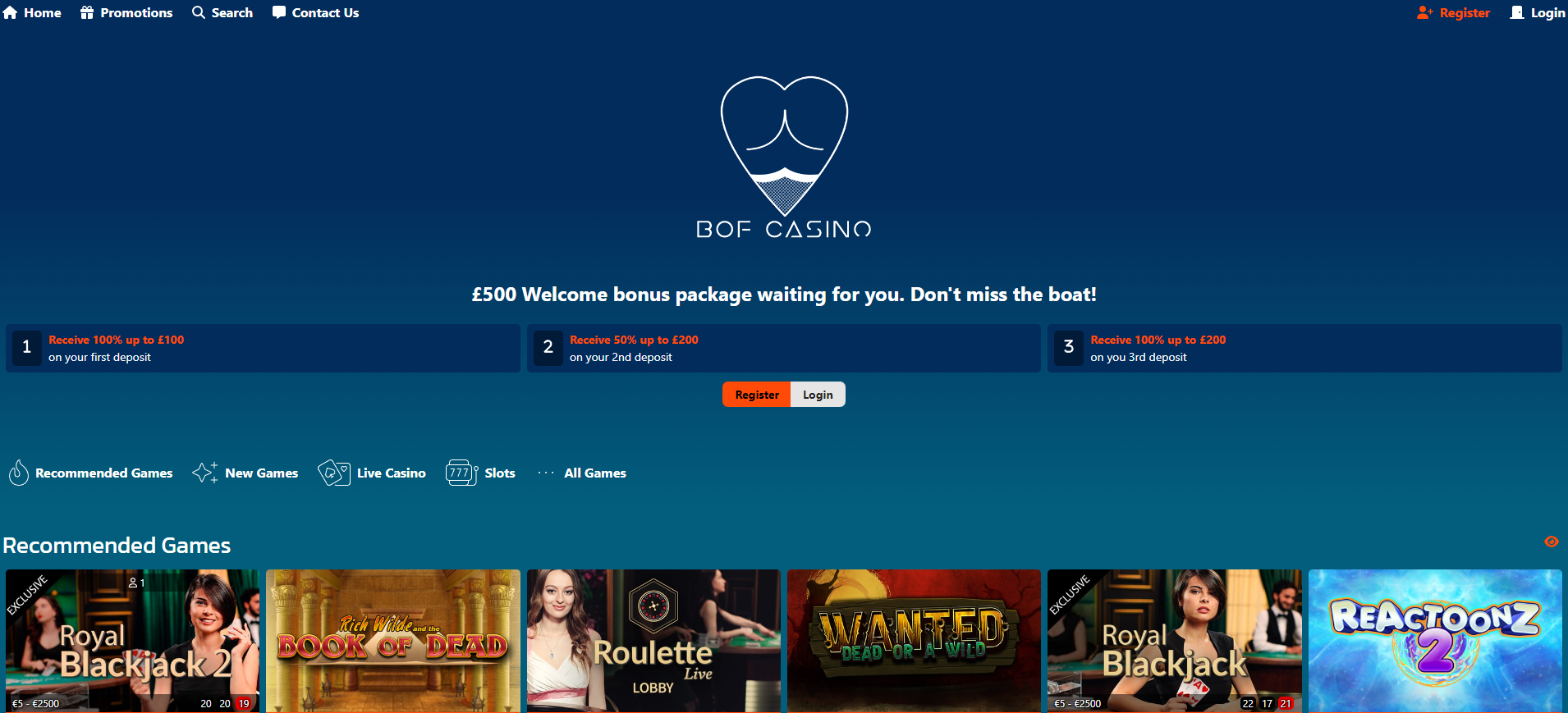 BOF casino